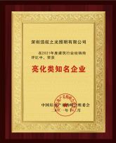 亮化知名企业